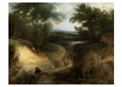 Work 107: A Wooded Landscape with Sandy Escarpment and Travelers