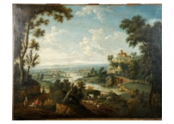Work 8026: Animated River Landscape with a Castle