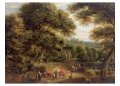 Work 5031: Wooded Landscape with a Sunny Road