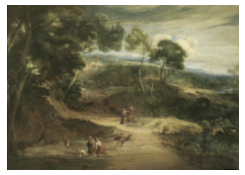 Work 5097: A Wooded Landscape with Nymphs and Putti