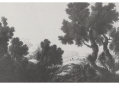 Work 8012: Mountain Landscape with Wooded Foreground