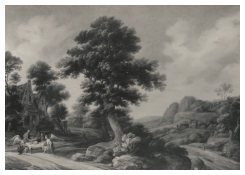 Work 8019: Landscape with Sitting Angels