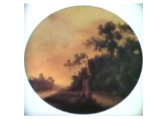 Work 8045: River Landscape in the Evening