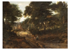 Work 8055: Forest Landscape with a Sheperdess