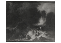 Work 8061: Wooded Landscape with Peasants on a Road