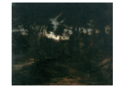 Work 8068: Woodland Scene with Stallholders