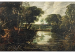 Work 8082: A River Landscape with a Shepherd in the Distance